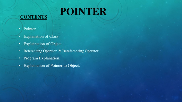 pointer