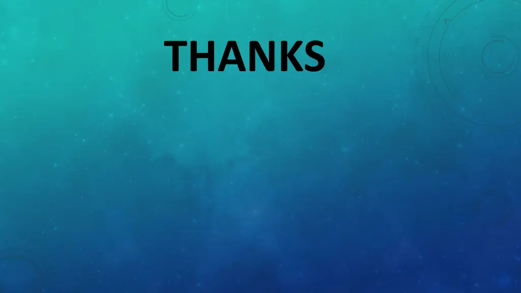 thanks