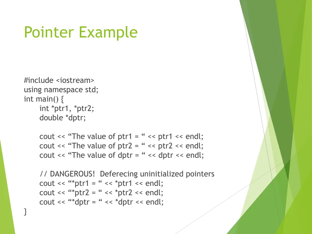pointer example 1