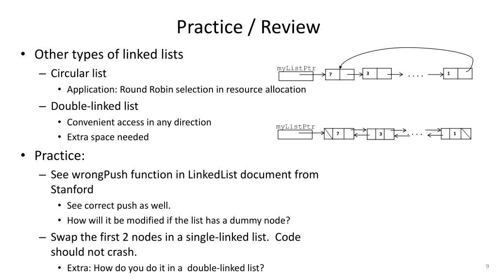 practice review