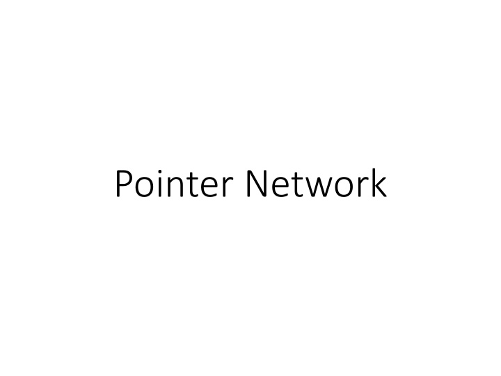 pointer network