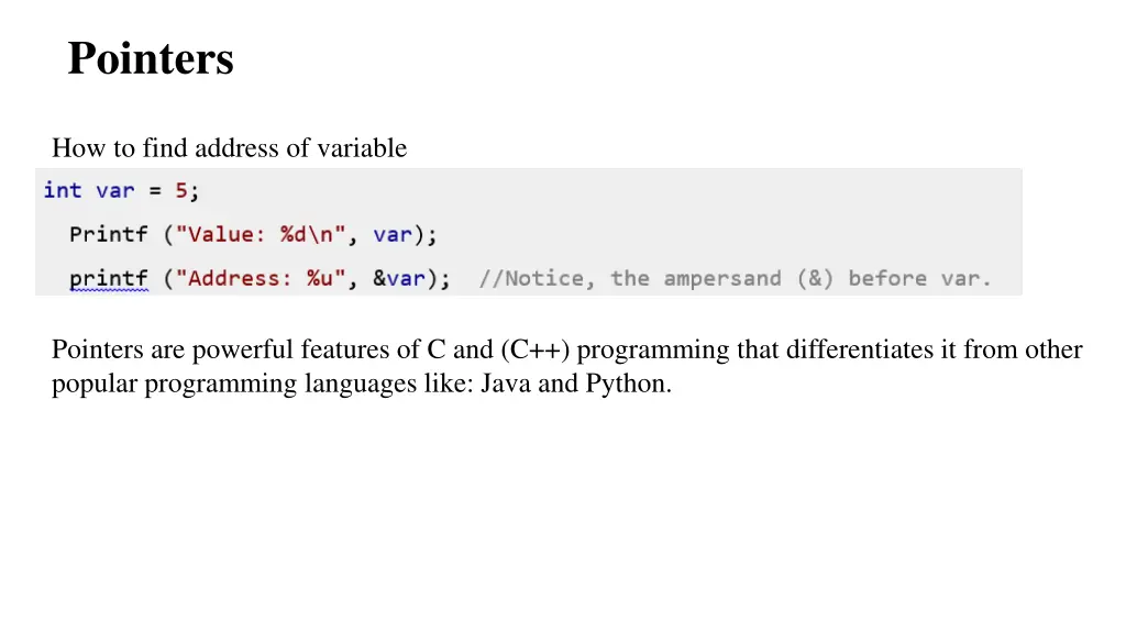 pointers 1