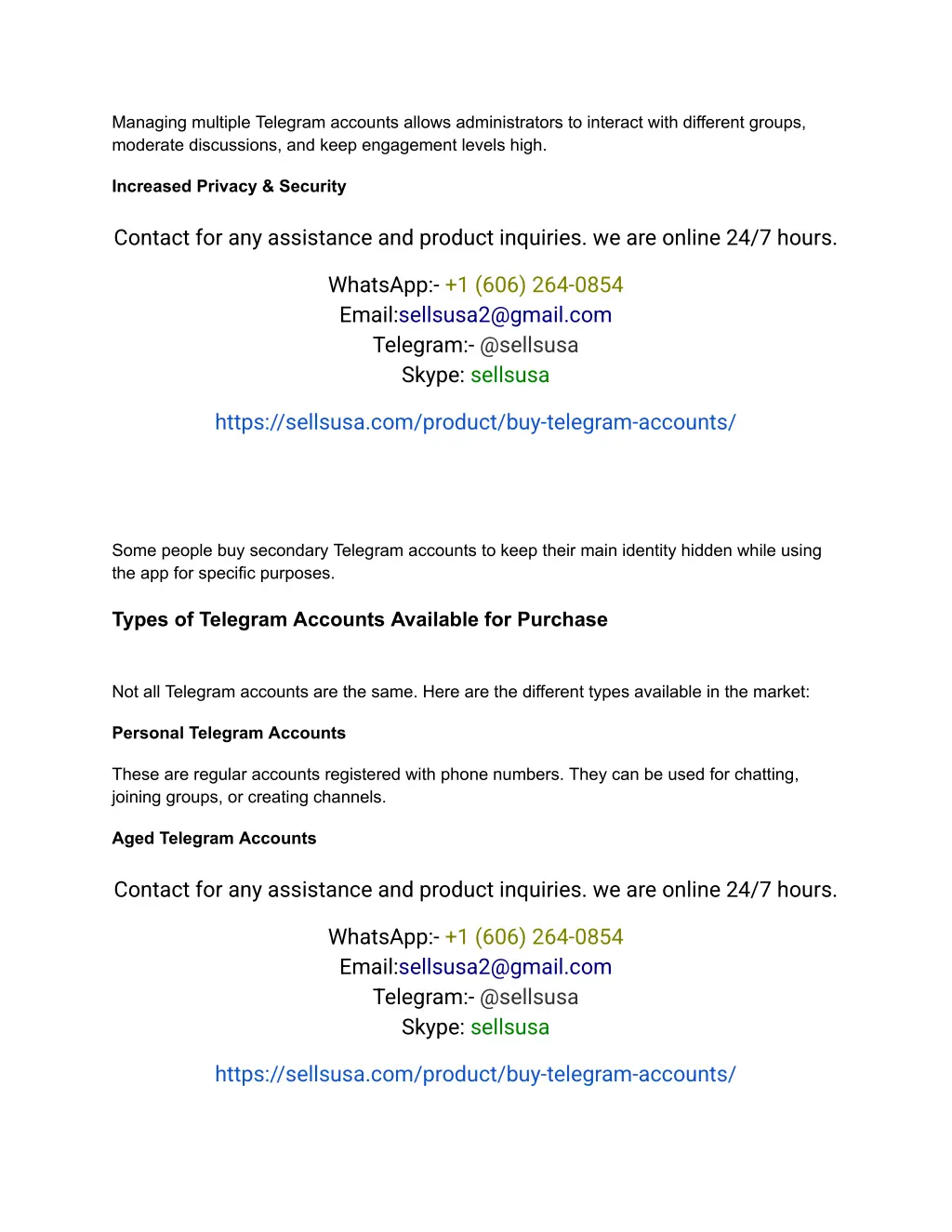 managing multiple telegram accounts allows