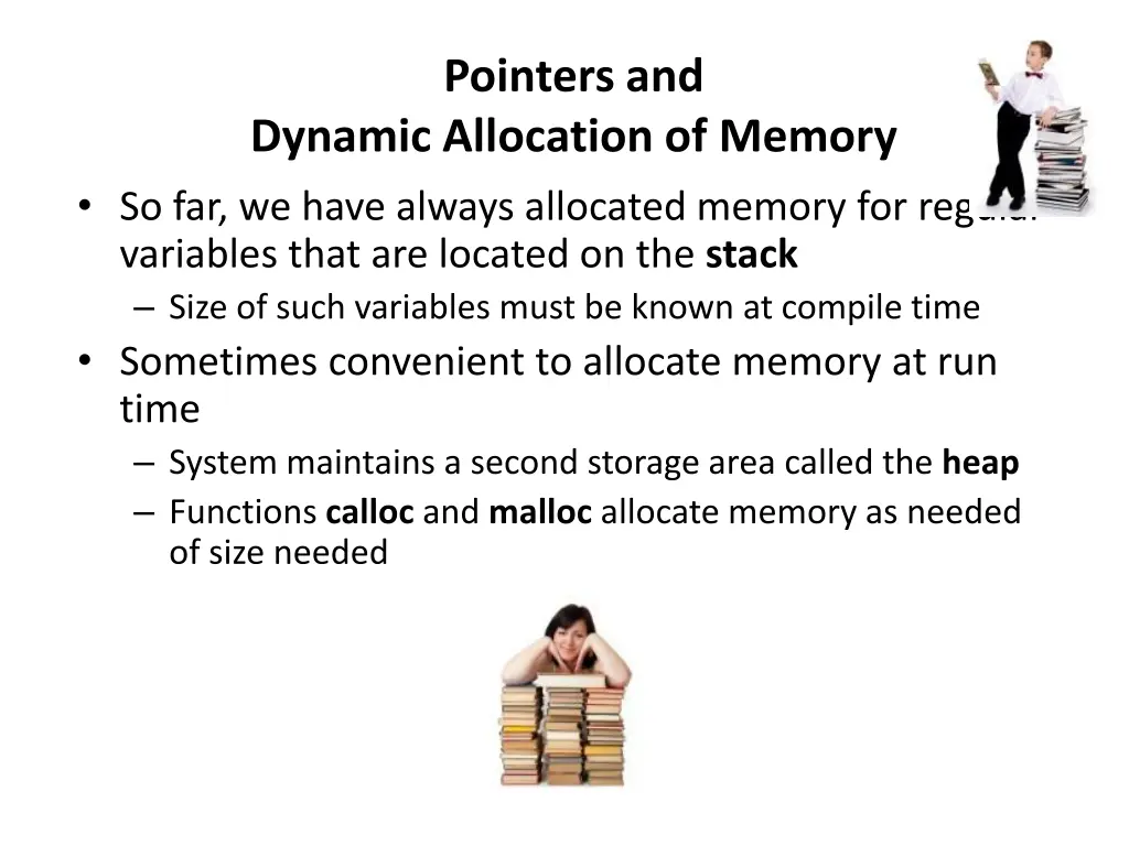 pointers and