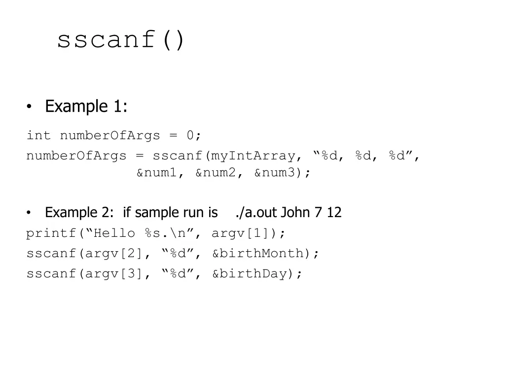sscanf 1