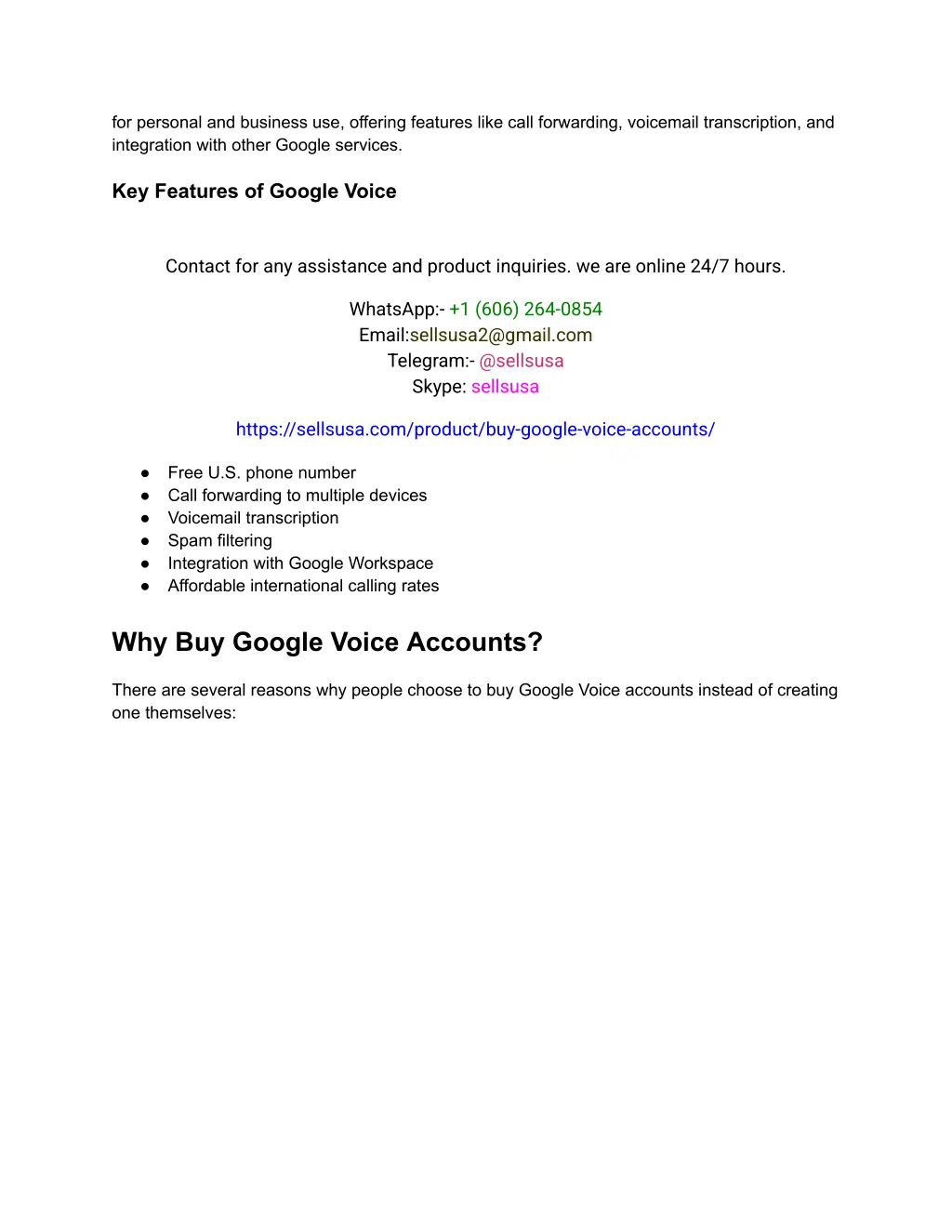 for personal and business use offering features