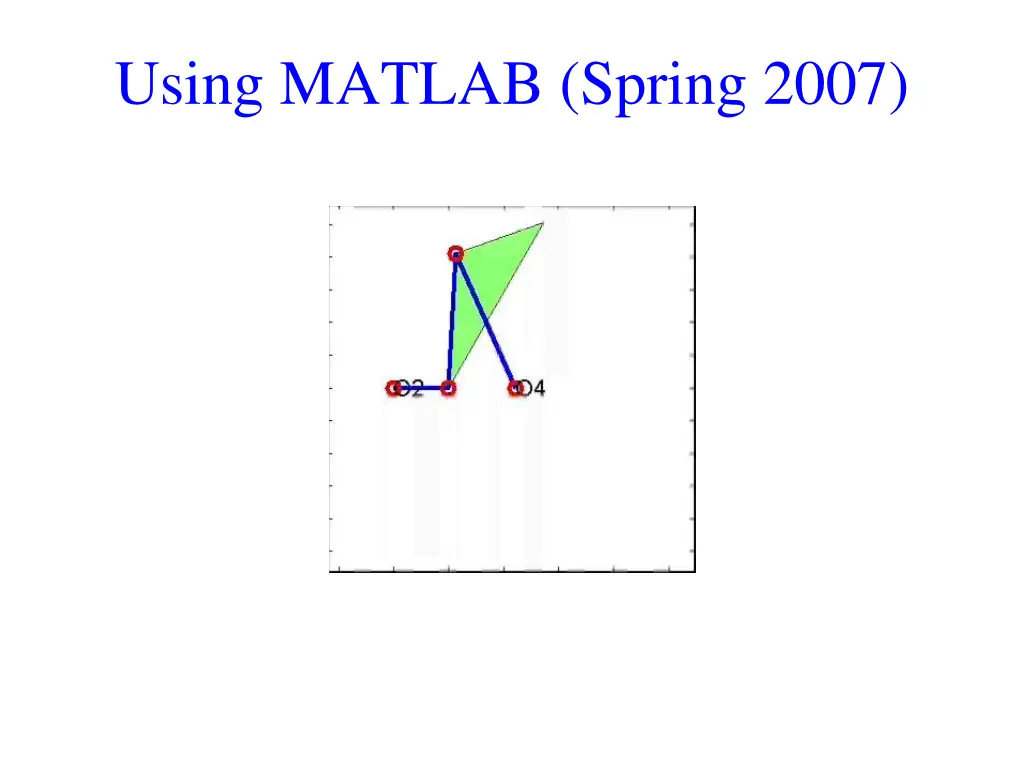 using matlab spring 2007