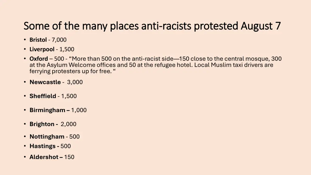 some of the many places anti some of the many