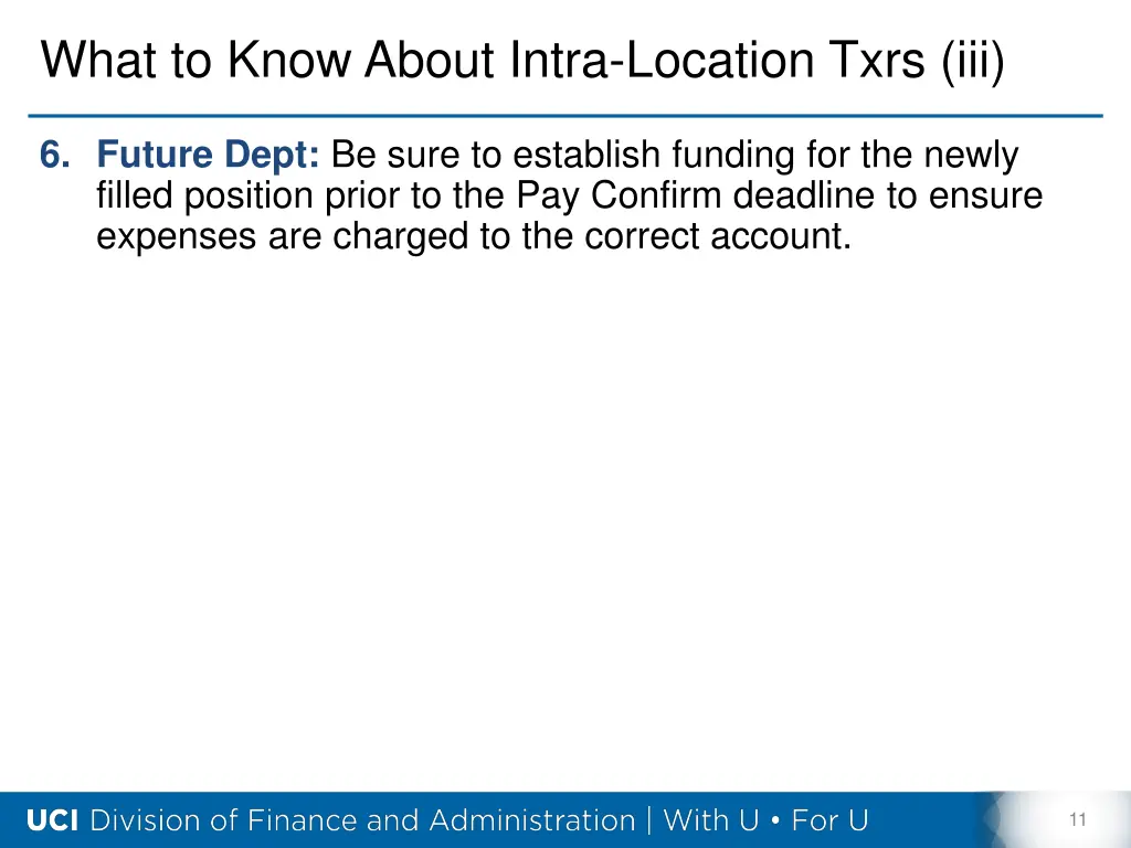 what to know about intra location txrs iii