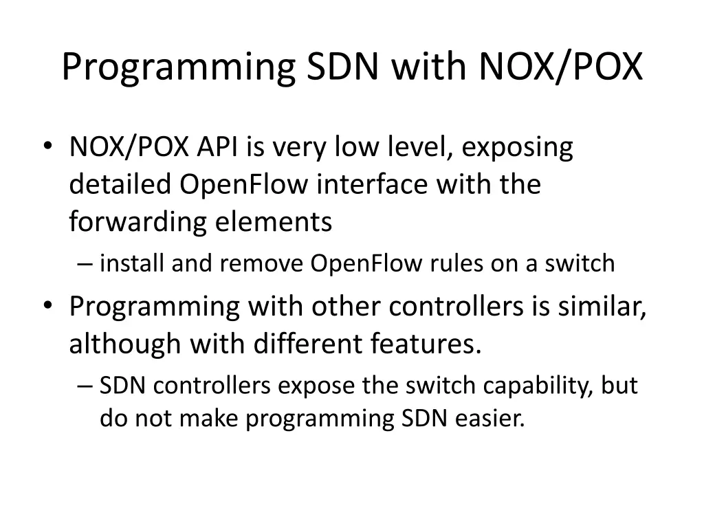 programming sdn with nox pox 1