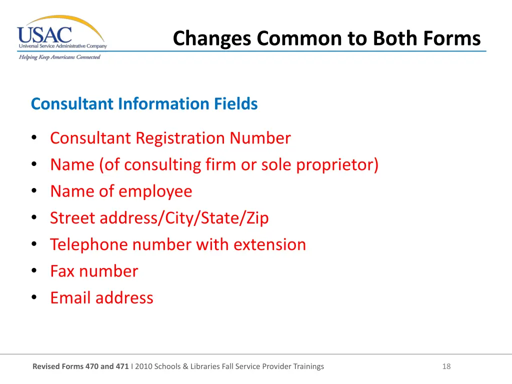changes common to both forms 3
