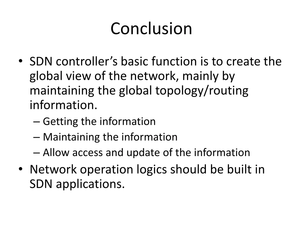 conclusion