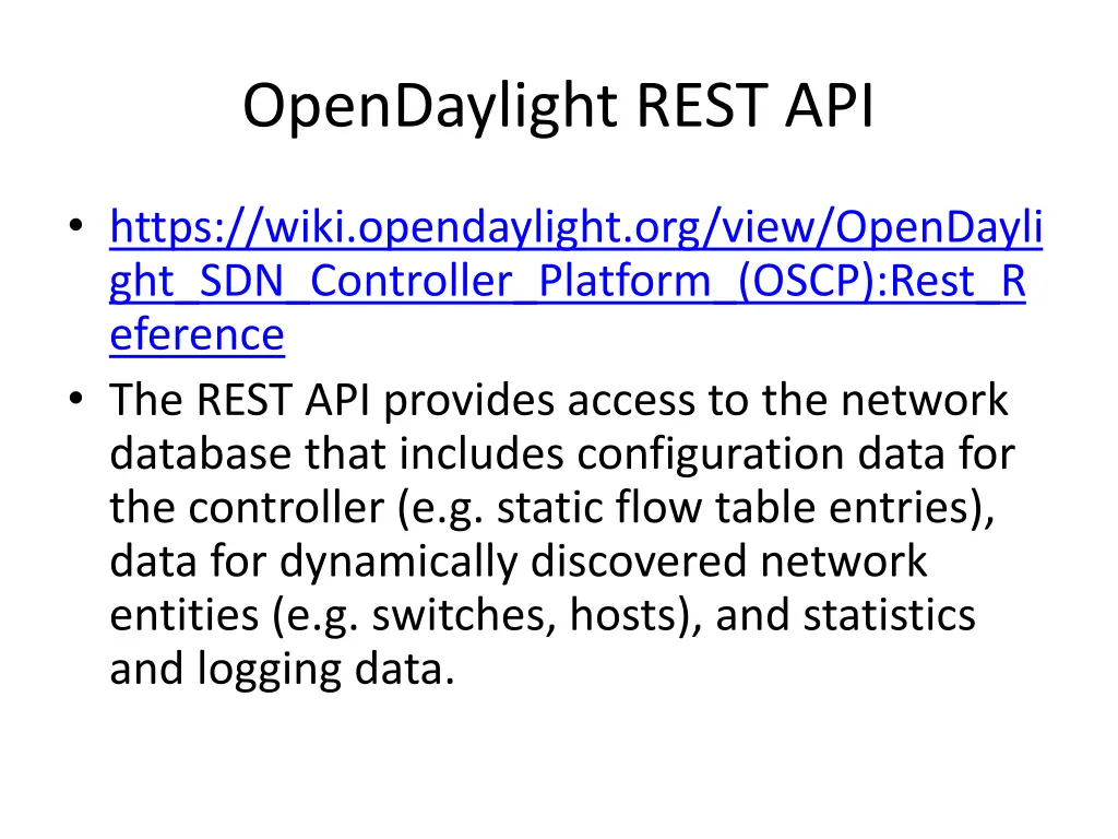 opendaylight rest api