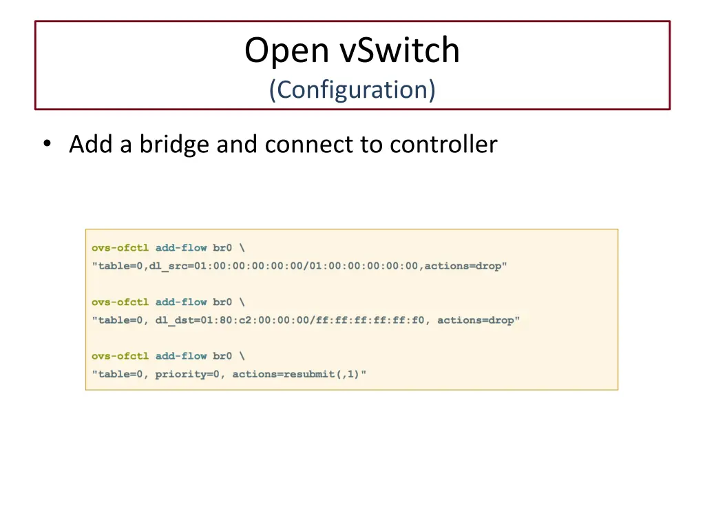 open vswitch configuration 1