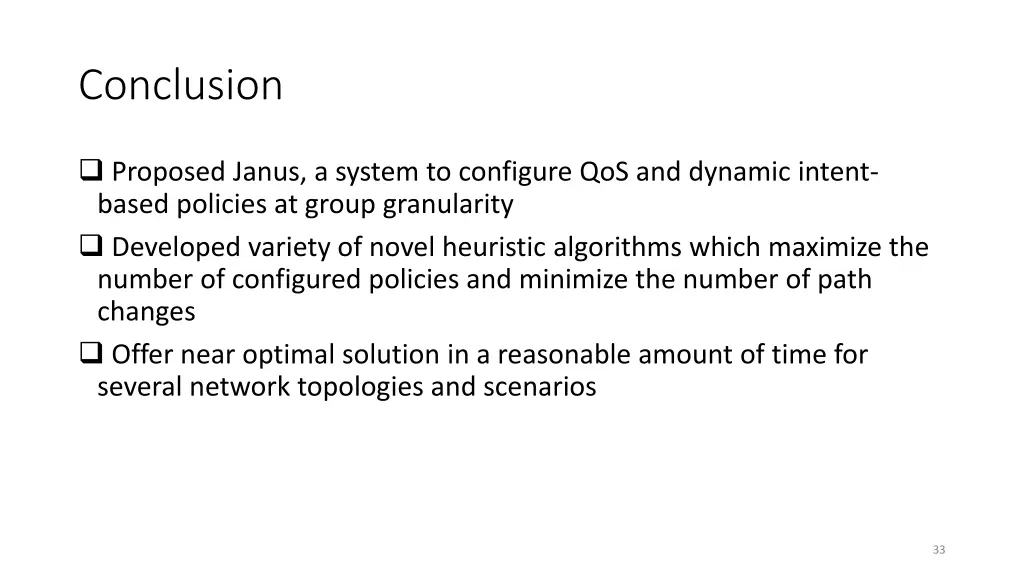 conclusion