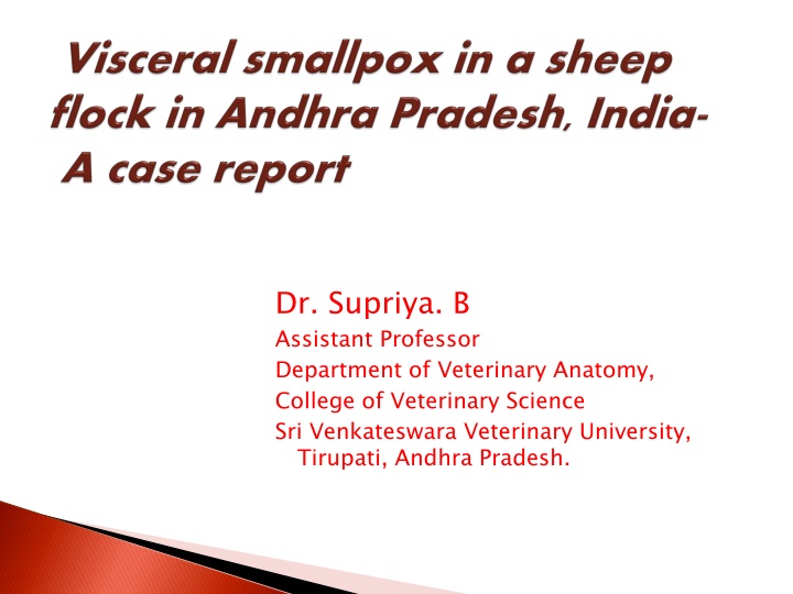 dr supriya b assistant professor department