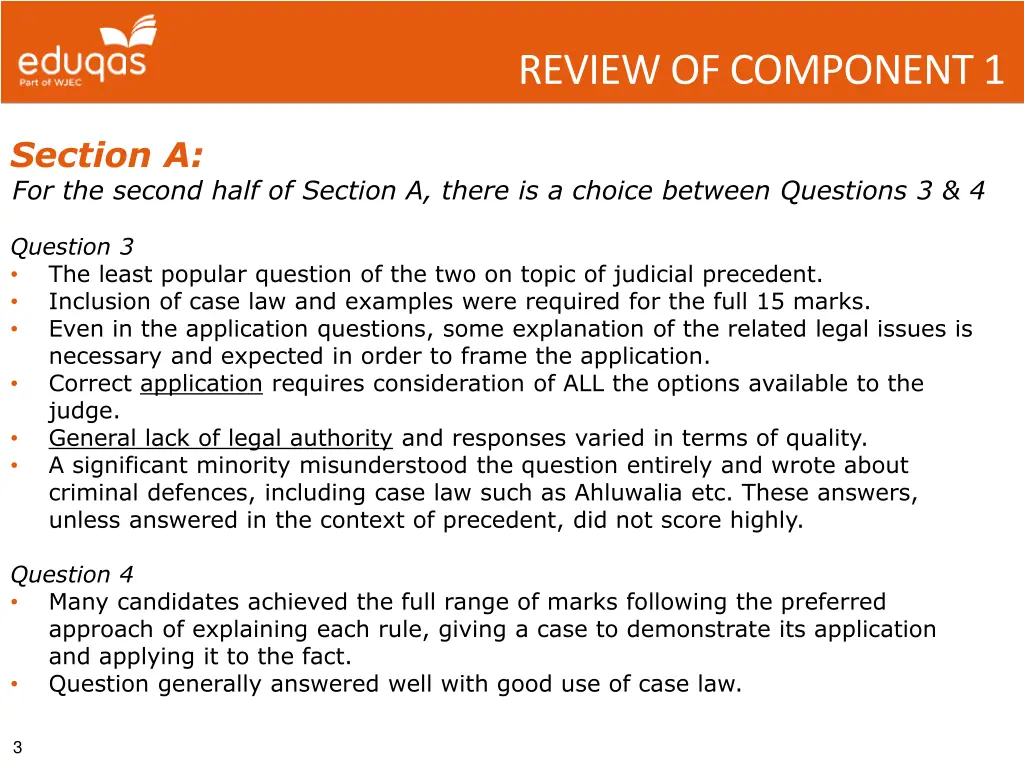 review of component 1 1