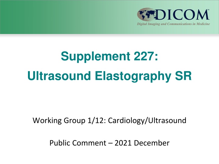 supplement 227 ultrasound elastography sr
