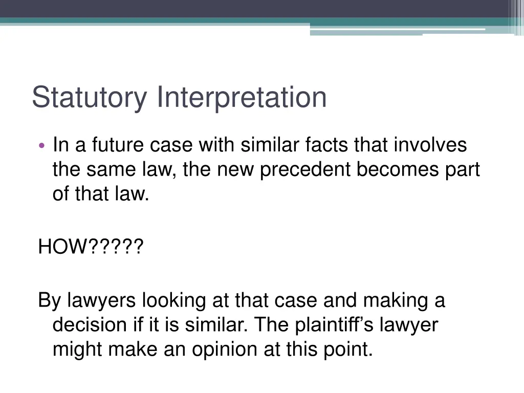 statutory interpretation 2