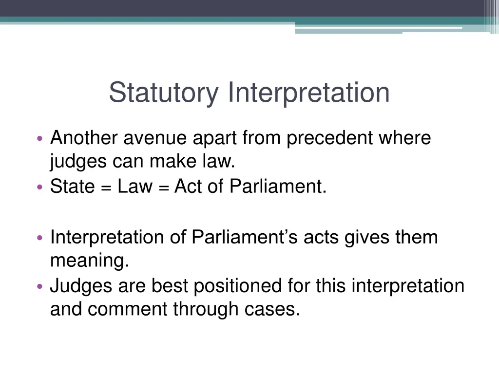 statutory interpretation