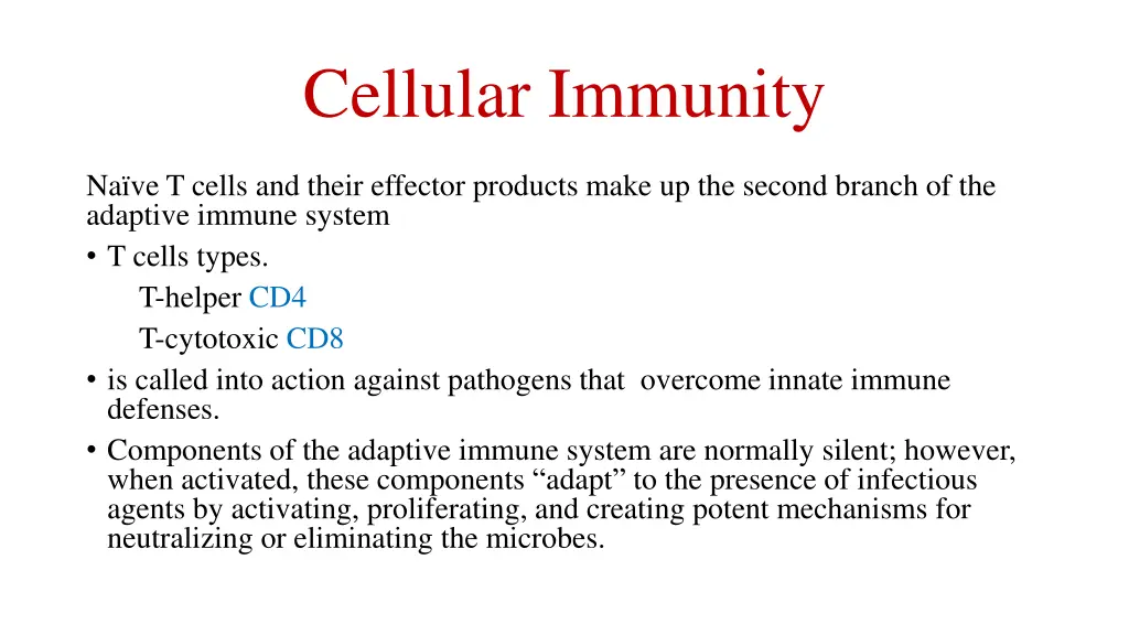 cellular immunity