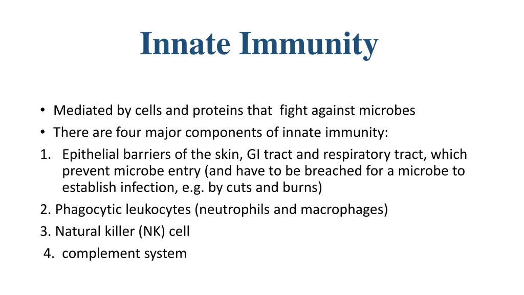 innate immunity