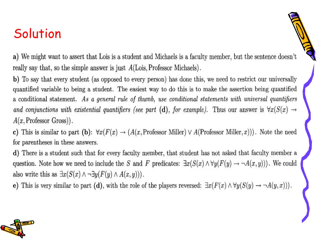 solution