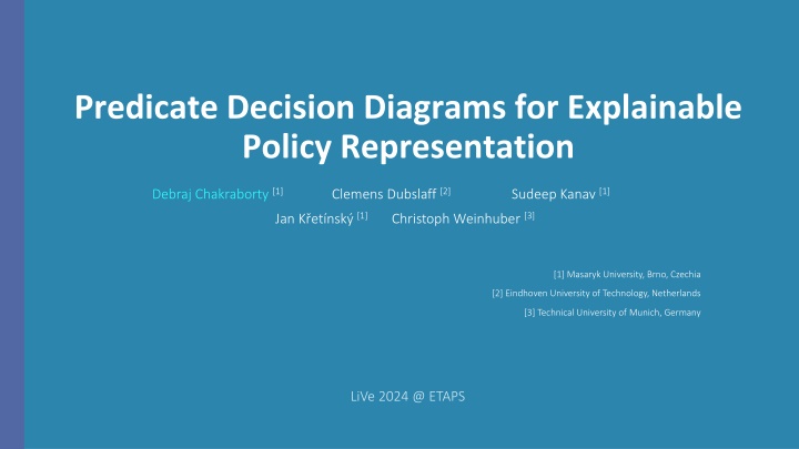 predicate decision diagrams for explainable