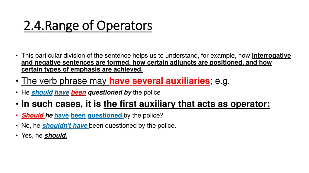 2 4 range of operators 2 4 range of operators