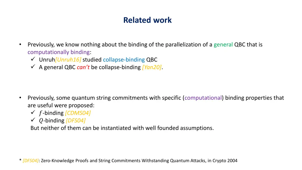 related work