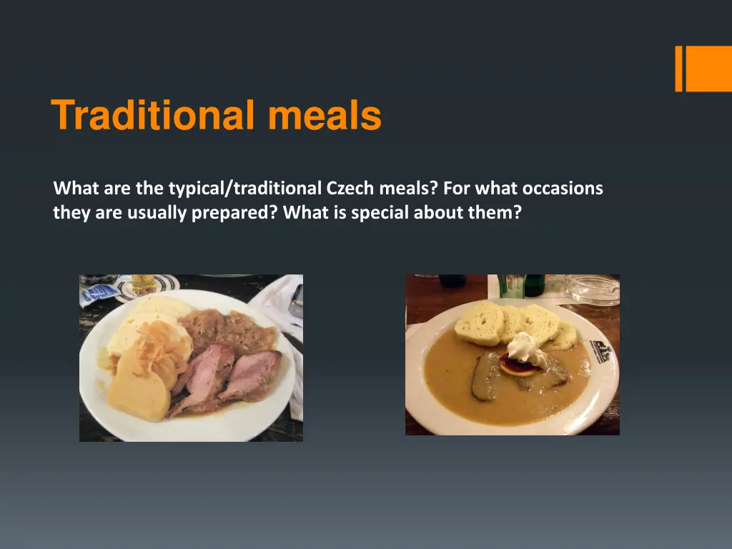 traditional meals