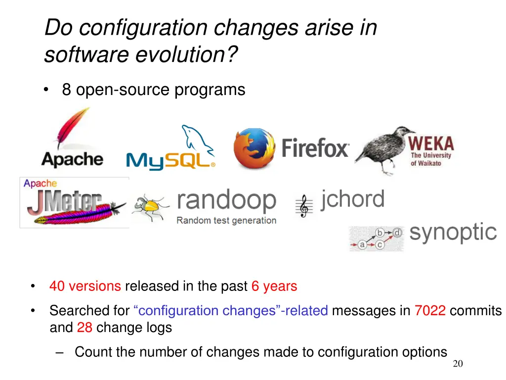 do configuration changes arise in software