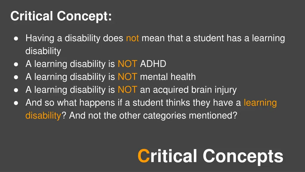 critical concept