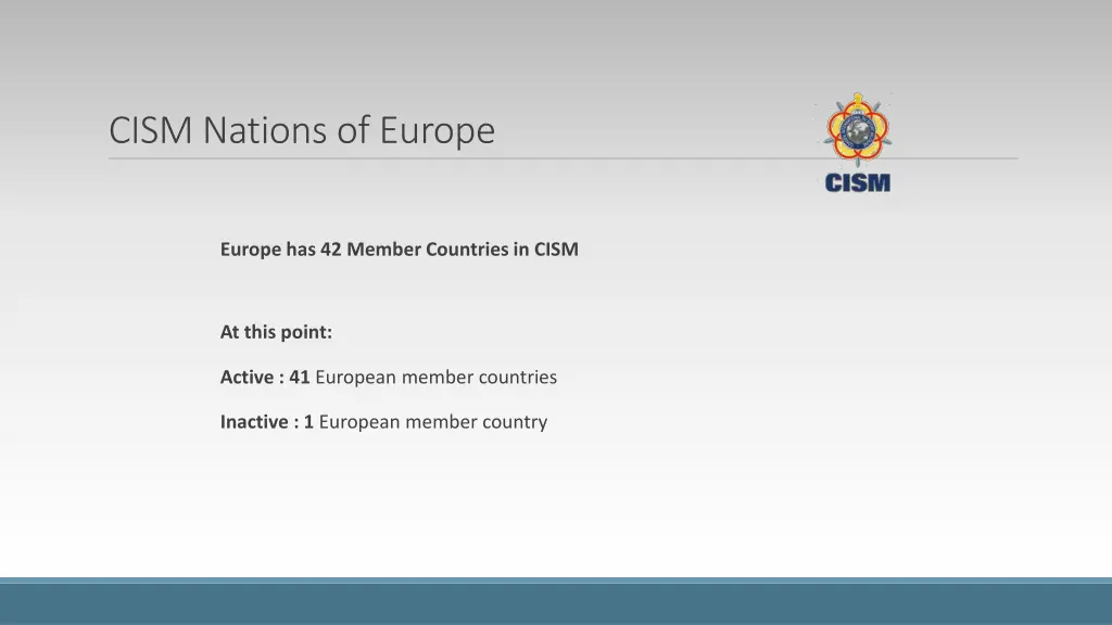 cism nations of europe
