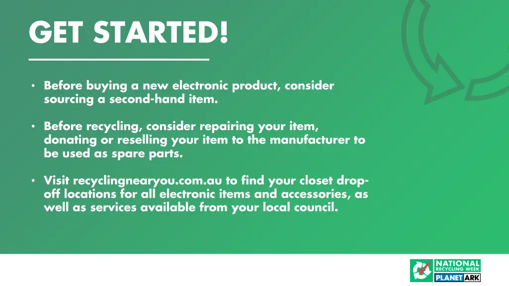 get started