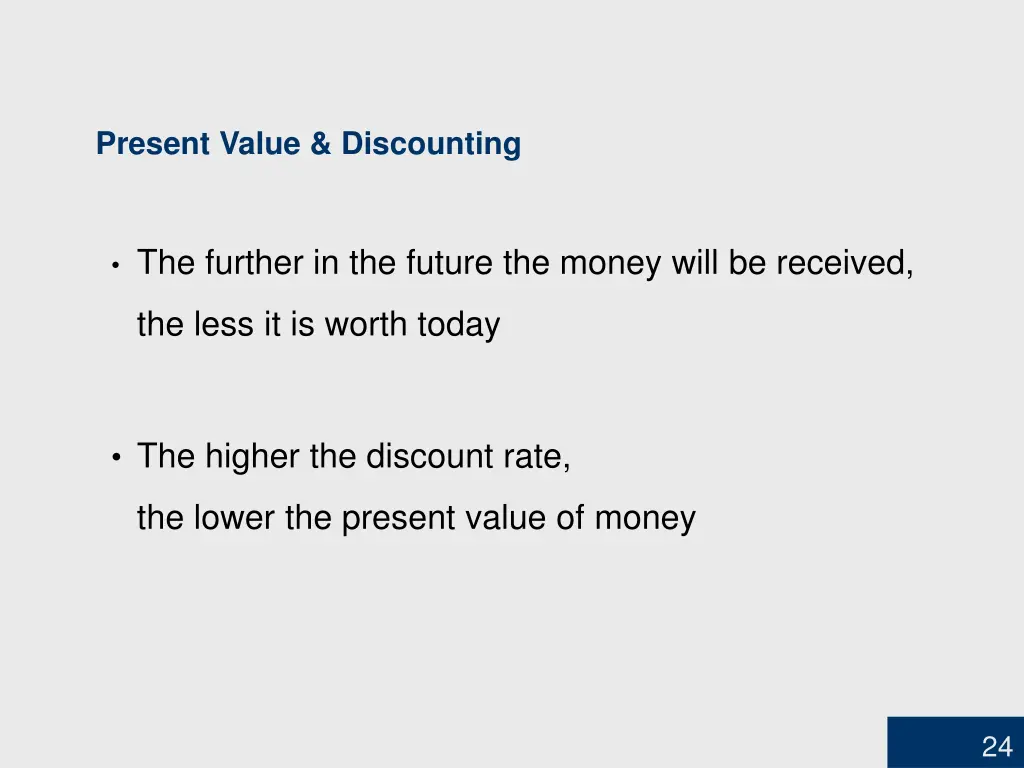 present value discounting 2