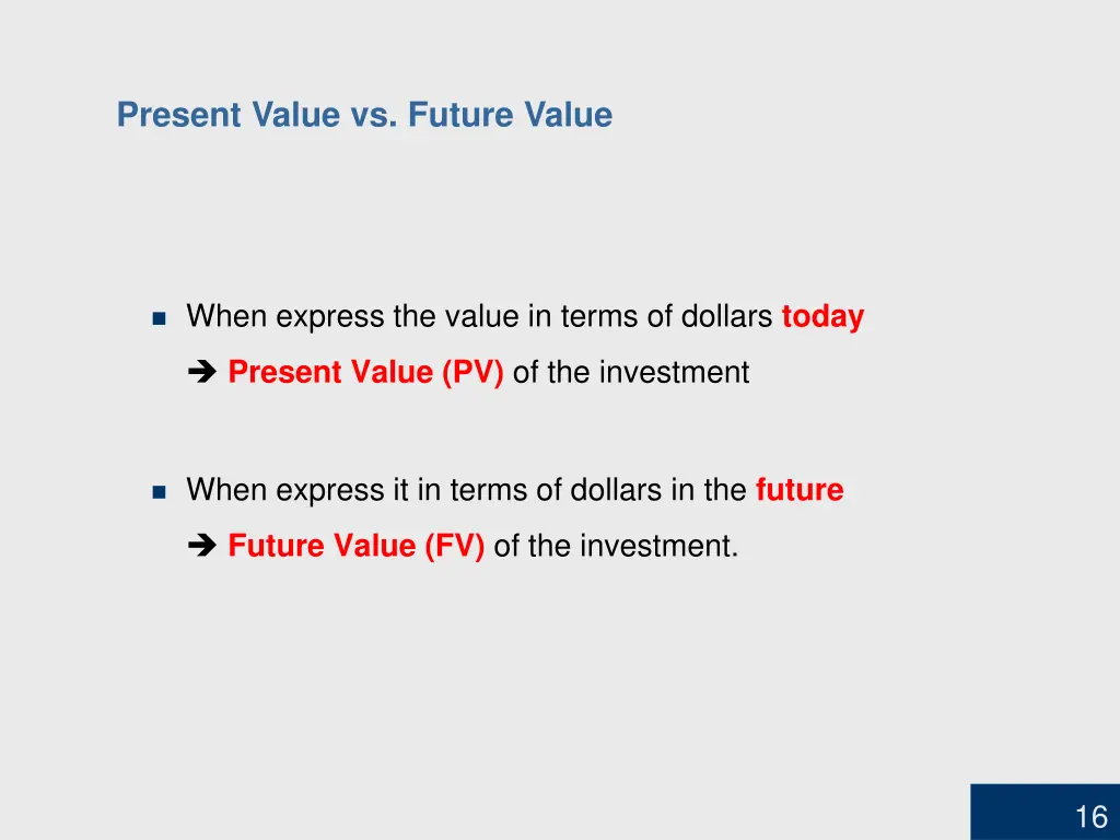present value vs future value