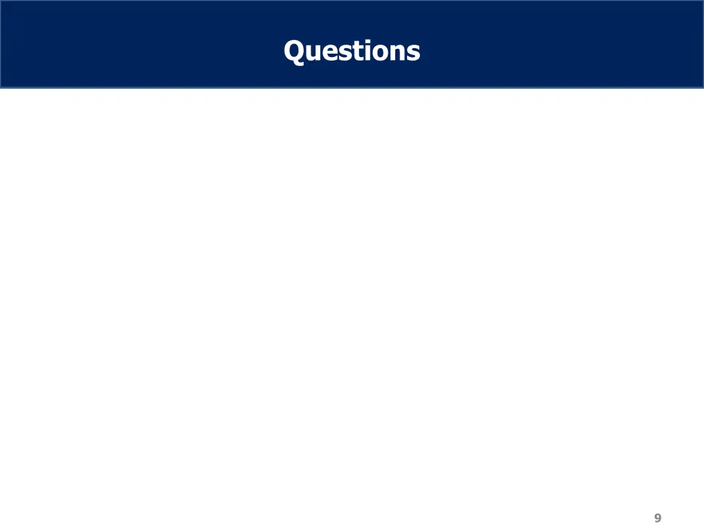 questions