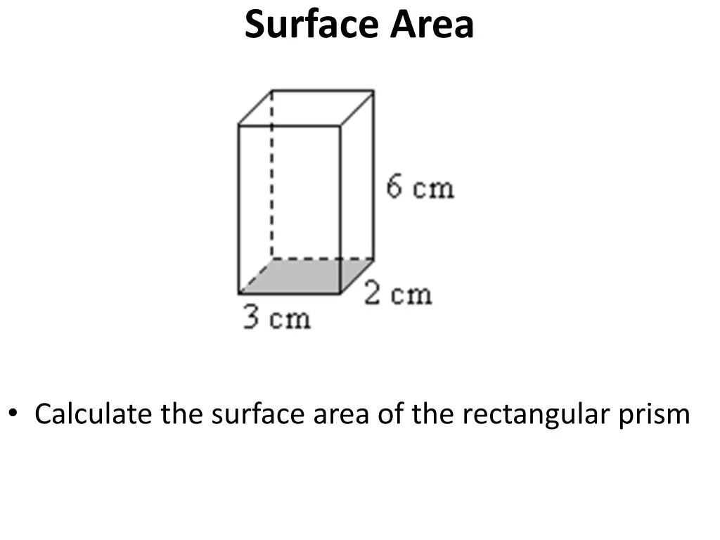 surface area 1