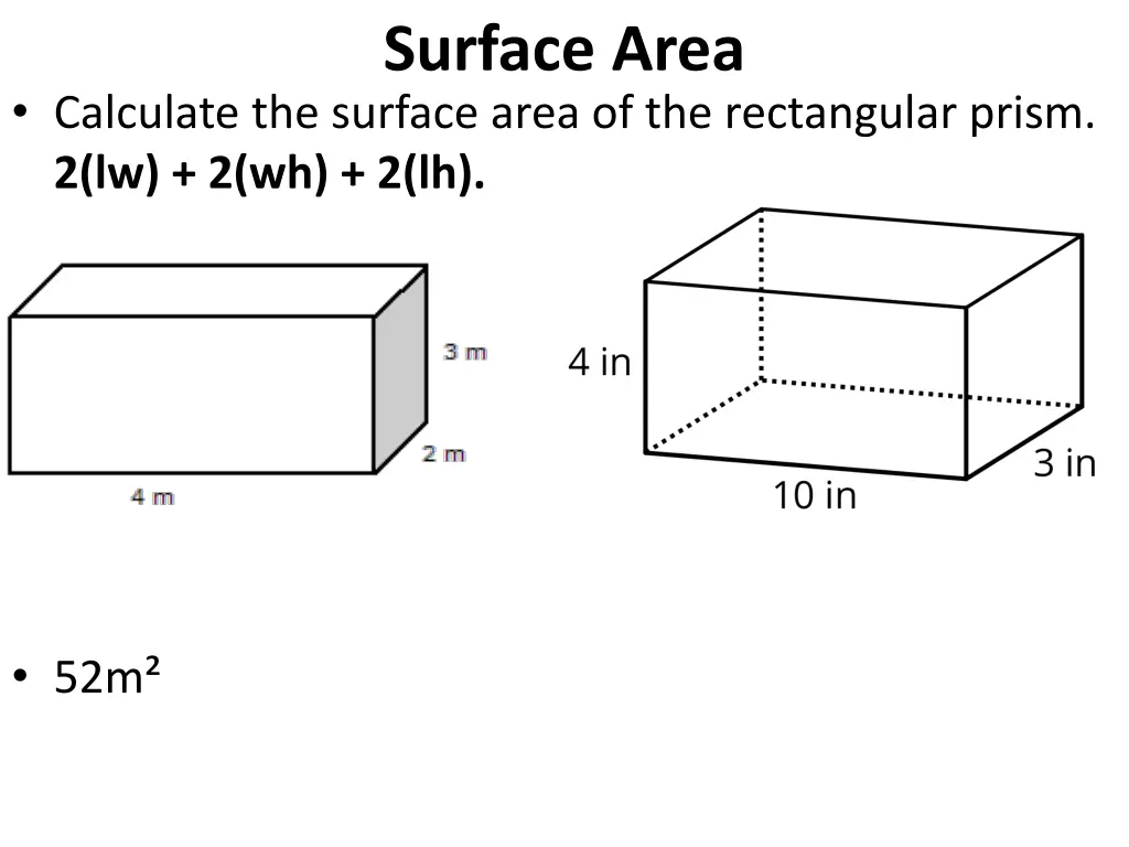surface area 14