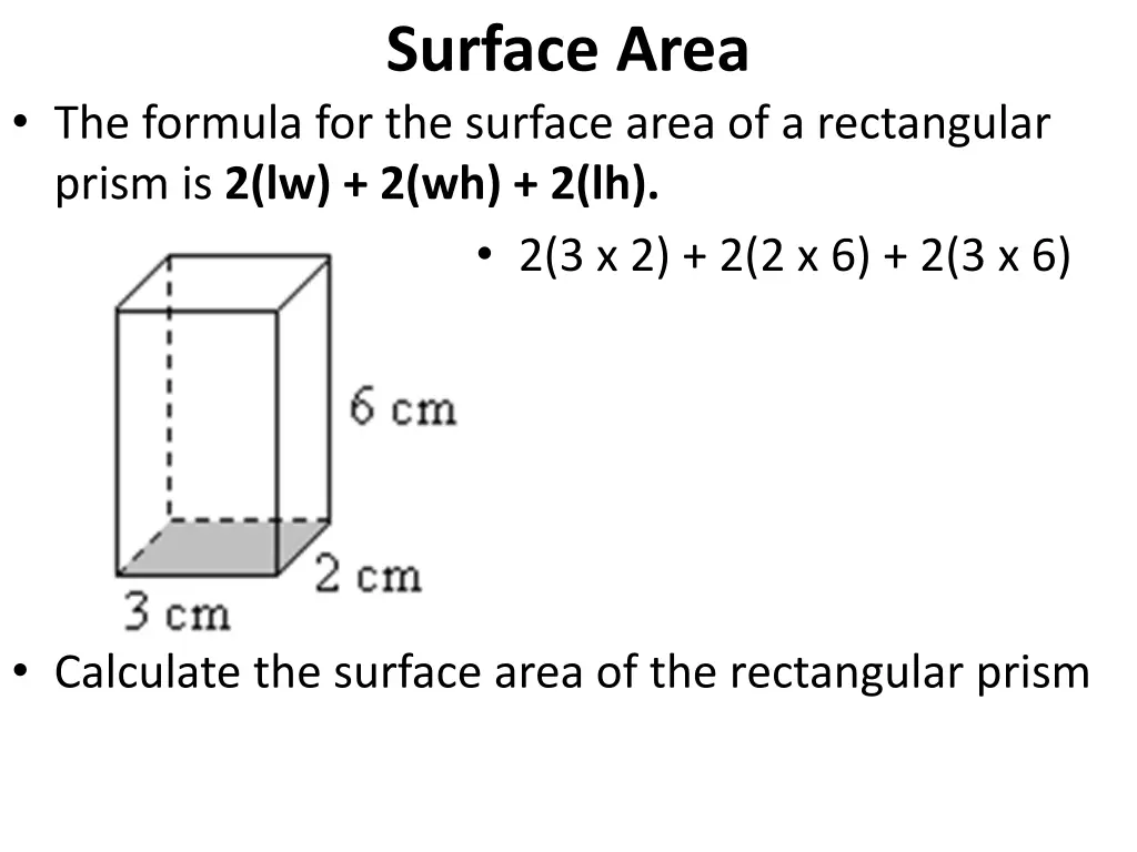 surface area 4