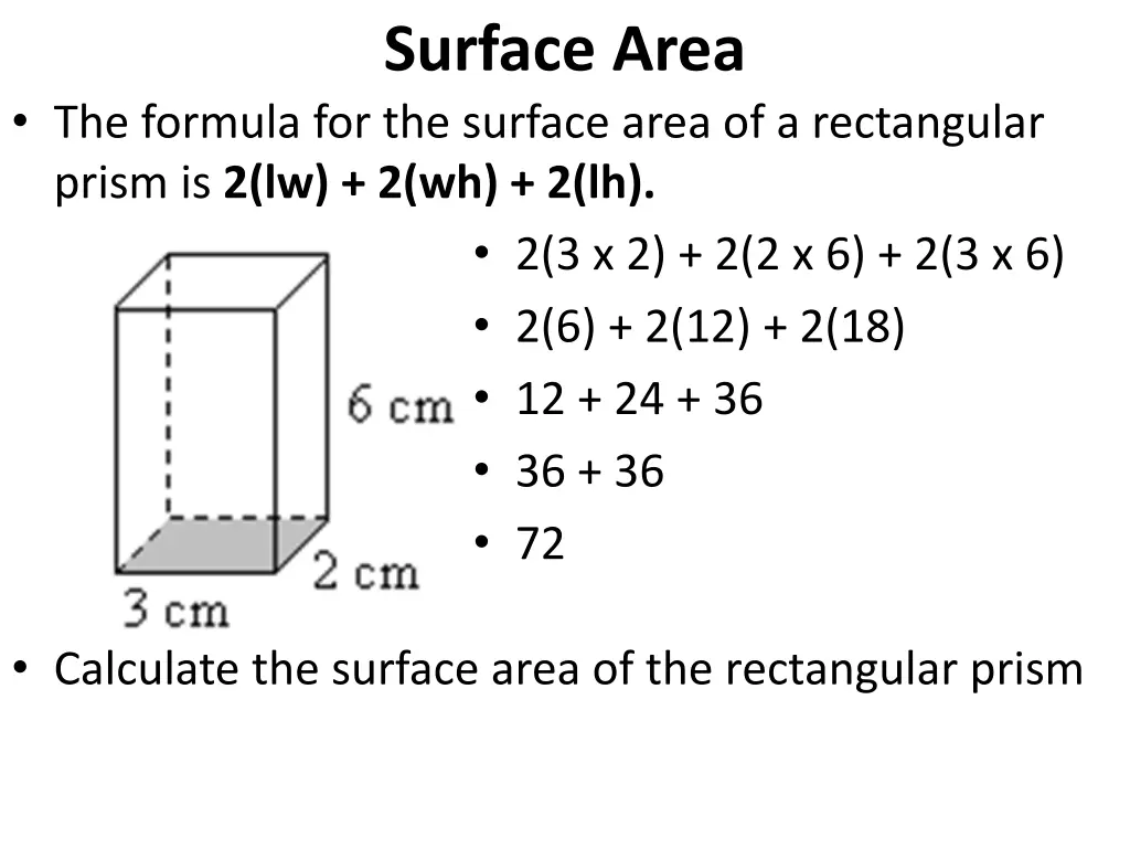 surface area 5