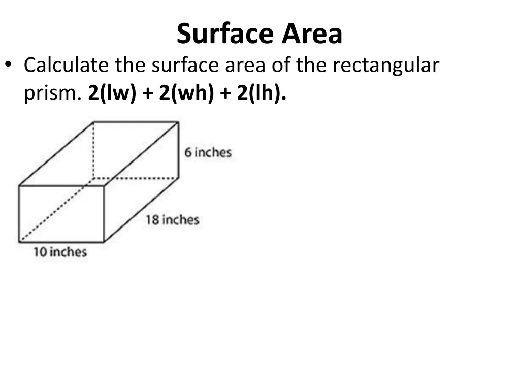 surface area 7
