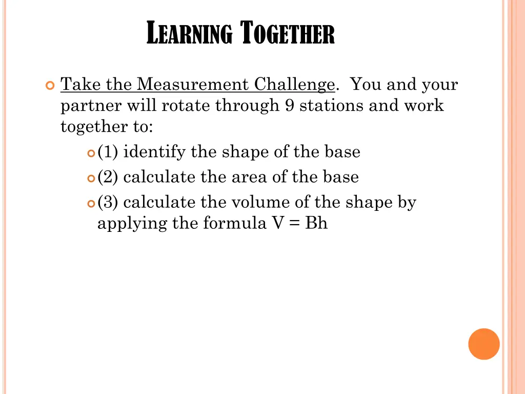 l earning t ogether
