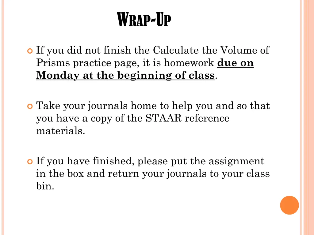 w rap u p