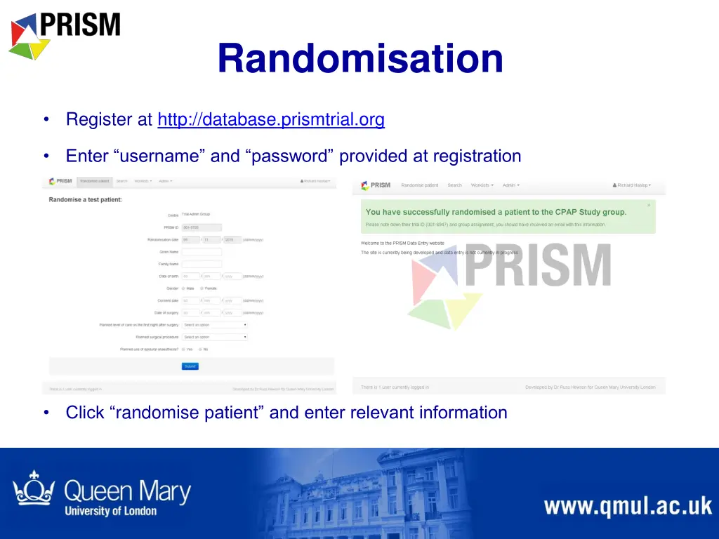 randomisation 1