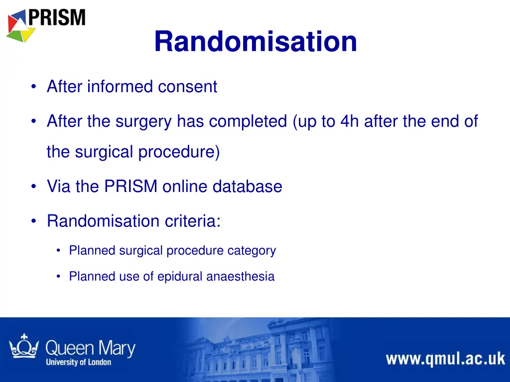 randomisation