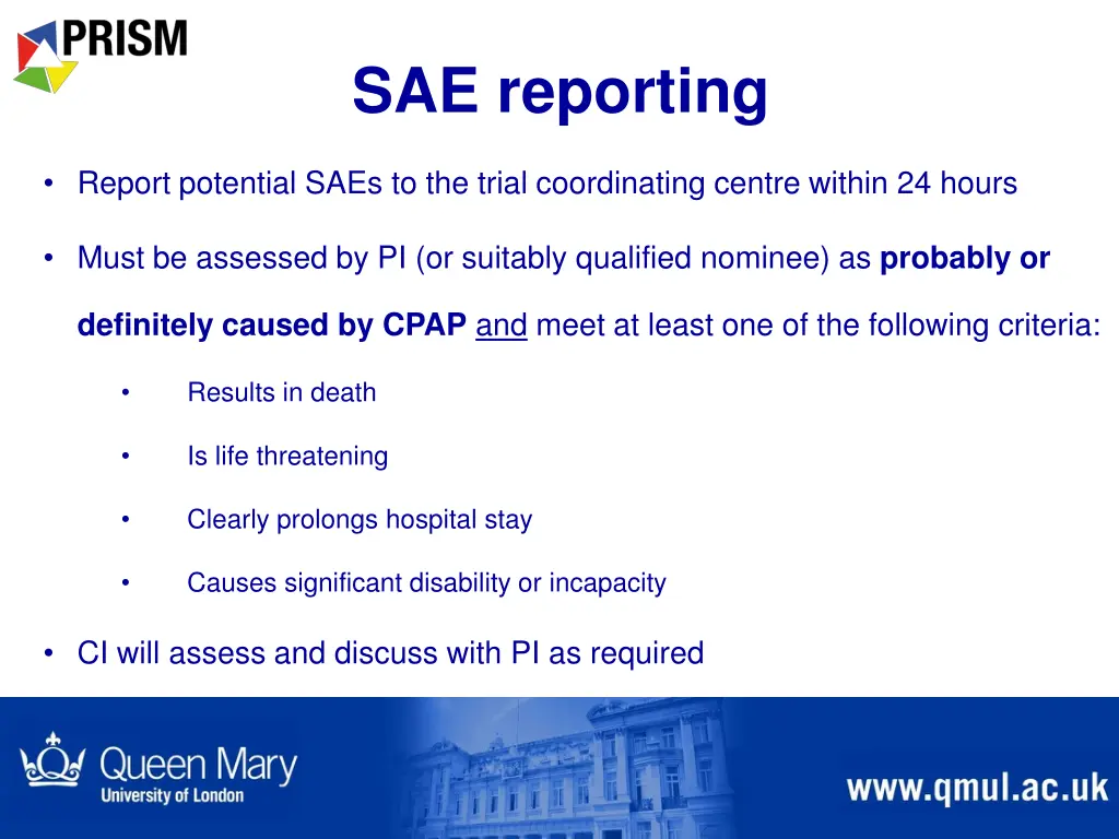 sae reporting
