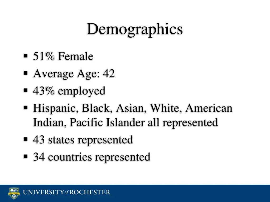 demographics