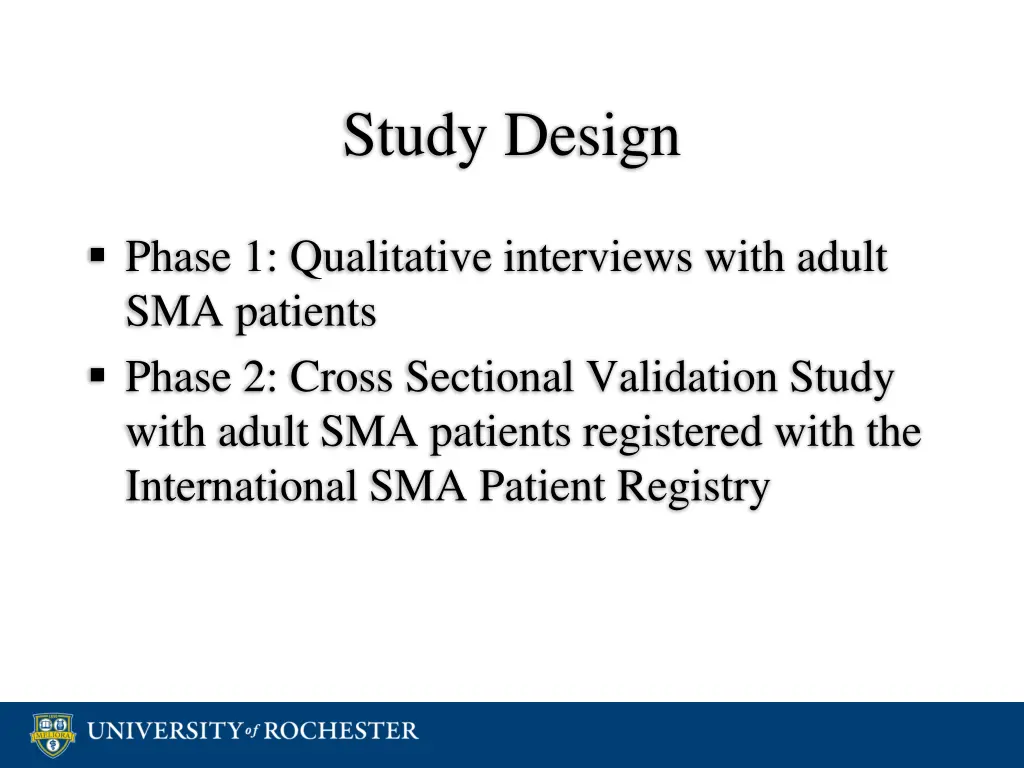 study design